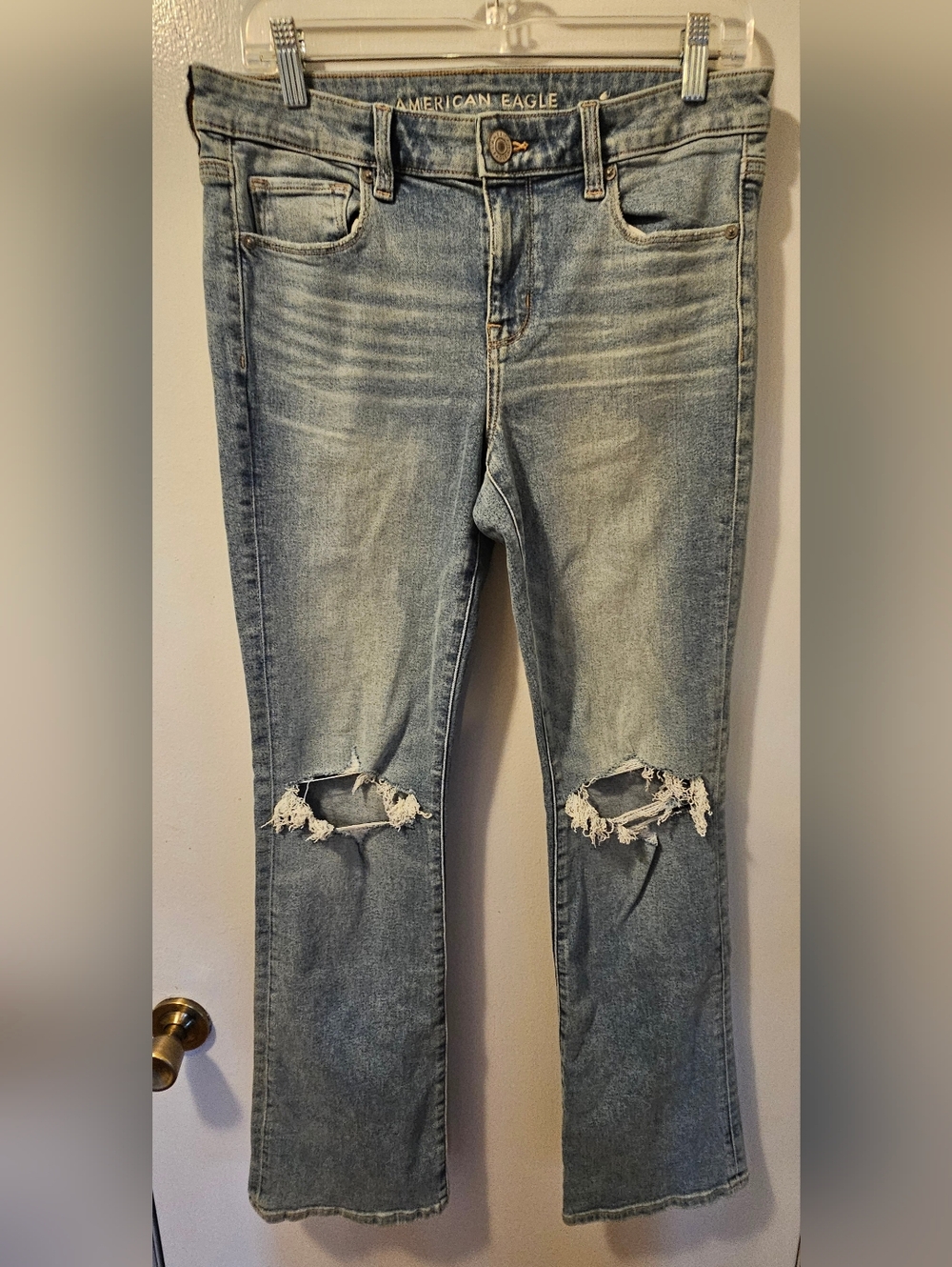 American Eagle Mid Rise Skinny Kick Stretch Jeans Womens Size 10 NWT
